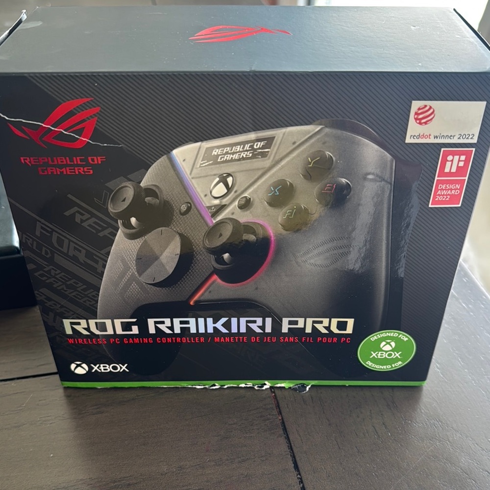 Rog raikiri pro Black Gaming Controller for Video Games